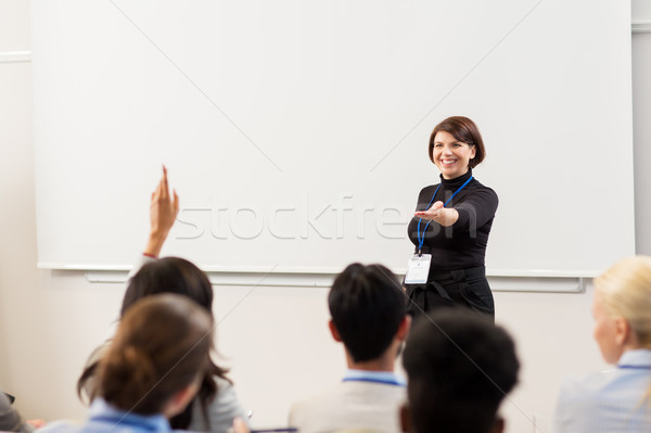 Foto stock: Pessoas · do · grupo · negócio · conferência · palestra · educação · pessoas