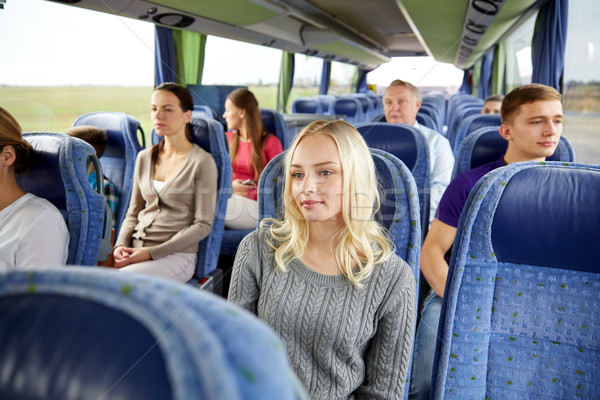 Grupy podróży autobus transportu Zdjęcia stock © dolgachov