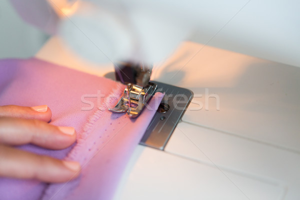 ミシン 足 ファブリック 裁縫 仕立て ファッション ストックフォト © dolgachov