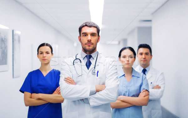 Zdjęcia stock: Grupy · lekarzy · szpitala · kliniki · zawód · ludzi