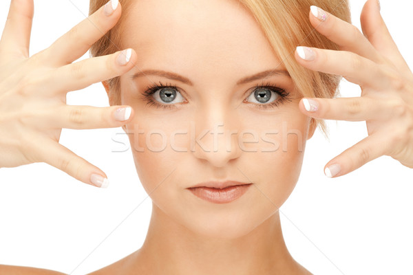 beautiful woman Stock photo © dolgachov