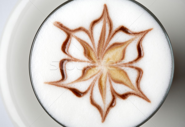 Stock photo: barista latte coffee