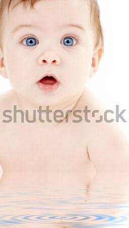 Hoop heldere foto baby jongen Stockfoto © dolgachov