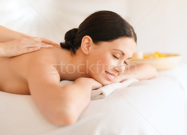 Frau spa Gesundheit Schönheit Resort Entspannung Stock foto © dolgachov