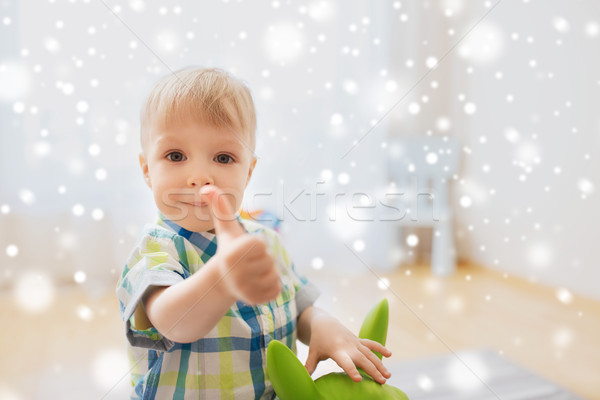 Heureux bébé garçon jouer jouet [[stock_photo]] © dolgachov