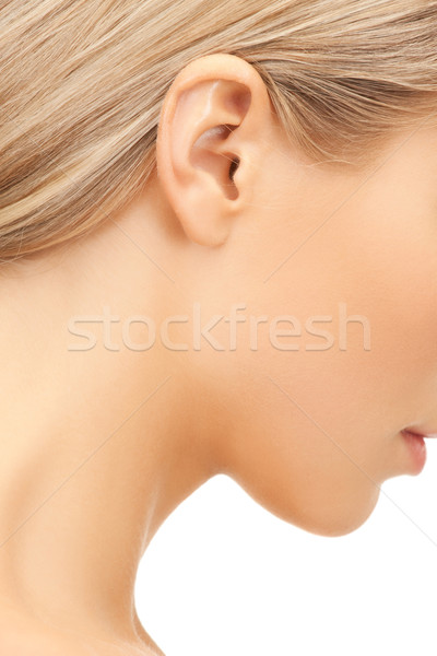 picture of woman's ear Stock photo © dolgachov