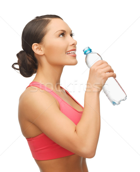 woman with bottle of water Stock photo © dolgachov
