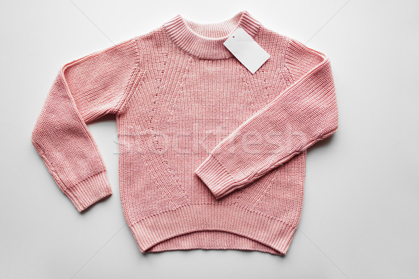 sweater or pullover with price tag Stock photo © dolgachov