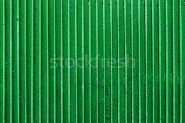 Alten grünen gemalt Metall Oberfläche Textur Stock foto © dolgachov