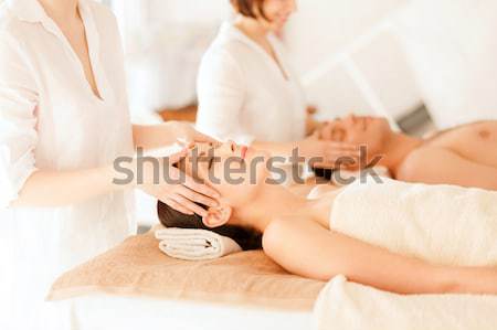 Foto stock: Mujer · masaje · spa · personas