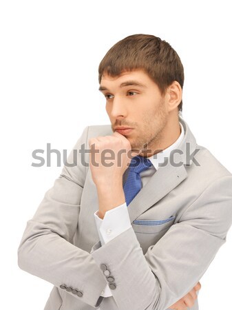pensive man Stock photo © dolgachov