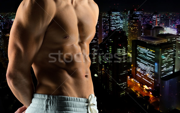 Stockfoto: Mannelijke · bodybuilder · torso · sport