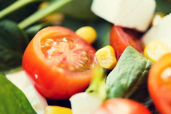 Gemüse Salatschüssel gesunde Ernährung Diäten Vegetarier Stock foto © dolgachov