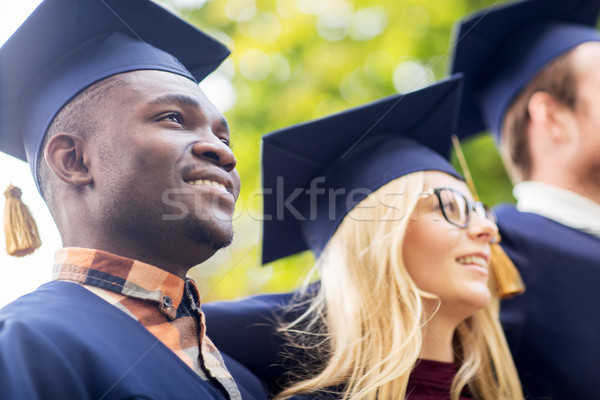 Stockfoto: Gelukkig · studenten · bachelors · onderwijs · afstuderen · mensen