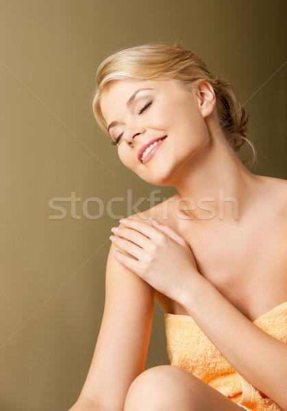女性 スパ 画像 幸せ 座って ボディ ストックフォト © dolgachov
