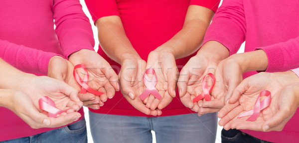 Foto stock: Mulheres · câncer · consciência · saúde