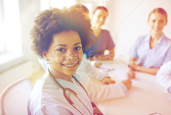 ストックフォト: 幸せ · 医師 · グループ · 病院 · 職業