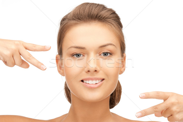 beautiful woman Stock photo © dolgachov
