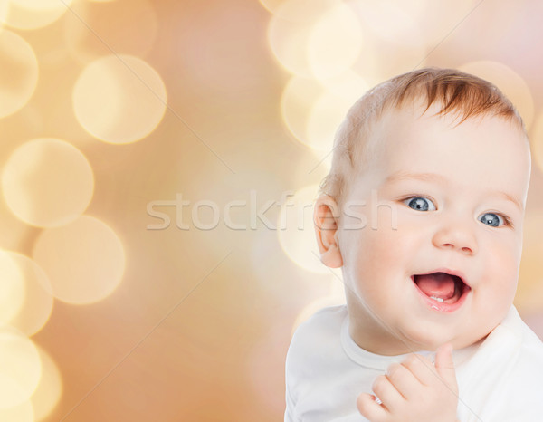 smiling little baby Stock photo © dolgachov