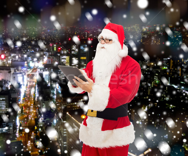 Człowiek kostium Święty mikołaj christmas wakacje Zdjęcia stock © dolgachov