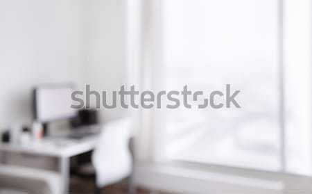 working place at home with computer Stock photo © dolgachov