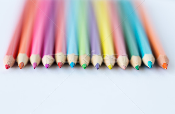 Buntstifte Farbe Bleistifte Kunst Zeichnung Stock foto © dolgachov