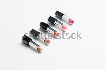 close up of lipsticks range Stock photo © dolgachov