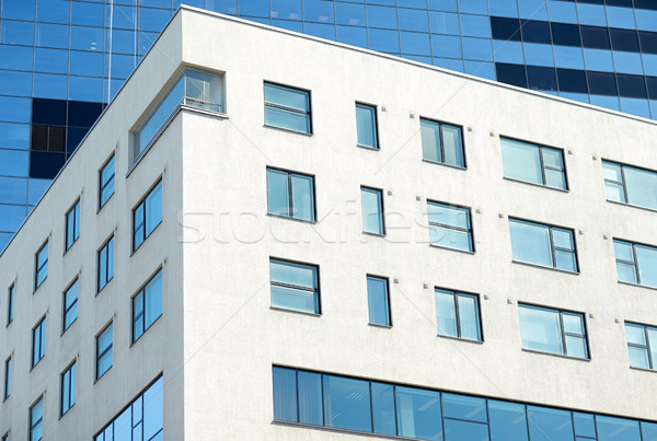 close up of multistory office building in city Stock photo © dolgachov