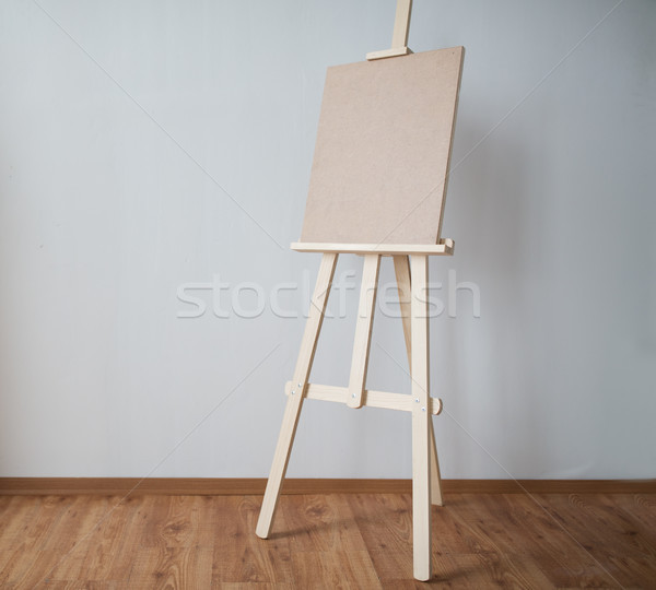 wooden easel at art studio Stock photo © dolgachov