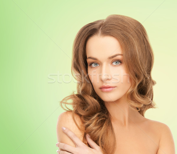 красивой голый Плечи красоту люди Сток-фото © dolgachov