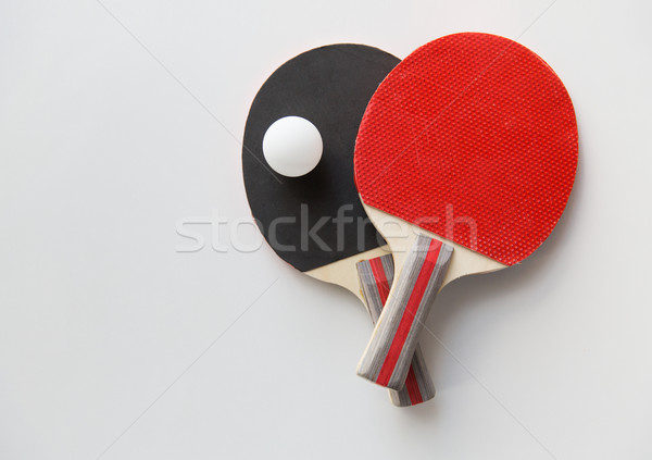 Tennis da tavolo palla sport fitness Foto d'archivio © dolgachov