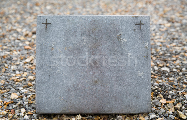 Edad católico cementerio lápida sepulcral graves entierro Foto stock © dolgachov