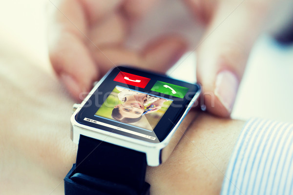 smartwatch incoming call