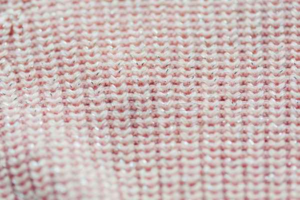 close up of knitted item Stock photo © dolgachov