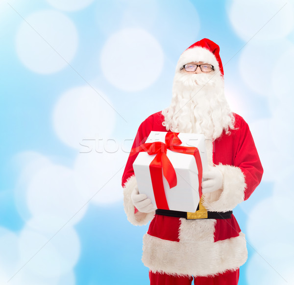 Homme costume coffret cadeau Noël vacances [[stock_photo]] © dolgachov