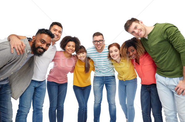 Zdjęcia stock: Międzynarodowych · grupy · szczęśliwy · uśmiechnięty · ludzi · różnorodności