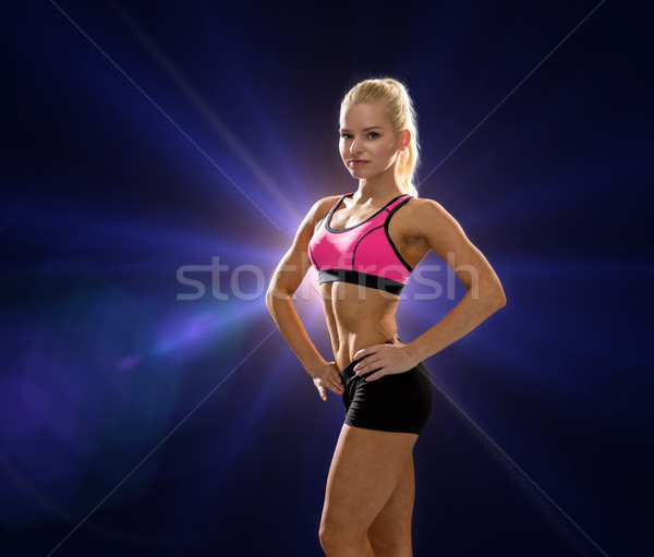 Stock photo: beautiful athletic woman in sportswear