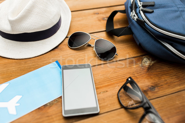 Stockfoto: Gadgets · reiziger · persoonlijke · vakantie · reizen