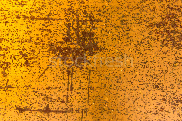Starych zardzewiałe powierzchni metalu tekstury ściany Zdjęcia stock © dolgachov