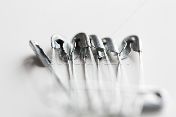 close up of sewing pins Stock photo © dolgachov