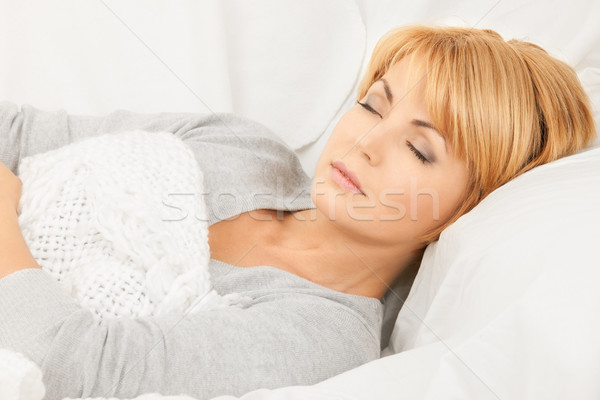 sleeping woman Stock photo © dolgachov