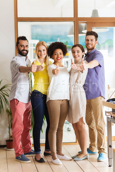 Foto stock: Feliz · criador · equipe · escritório