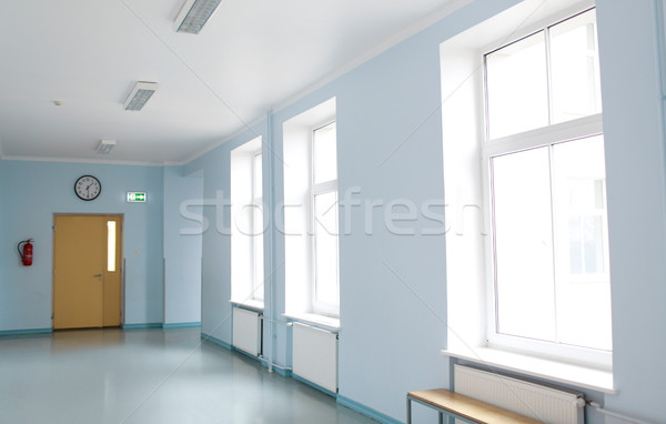пусто школы коридор образование обучения двери Сток-фото © dolgachov