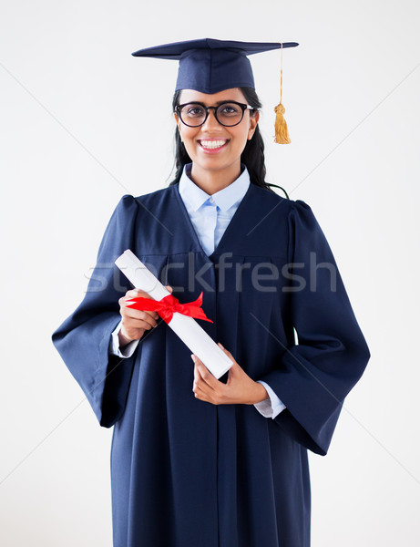 Stok fotoğraf: Mutlu · bekâr · kadın · eğitim · mezuniyet · insanlar