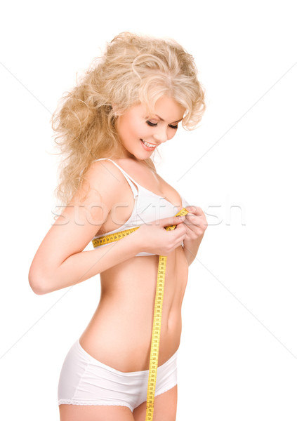 Jóvenes mujer hermosa blanco mujer sexy Foto stock © dolgachov