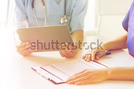 Stockfoto: Artsen · ziekenhuis · beroep · mensen