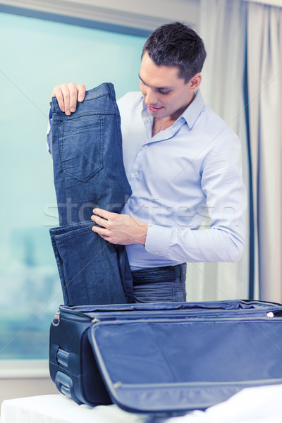 Affaires choses valise affaires technologie [[stock_photo]] © dolgachov