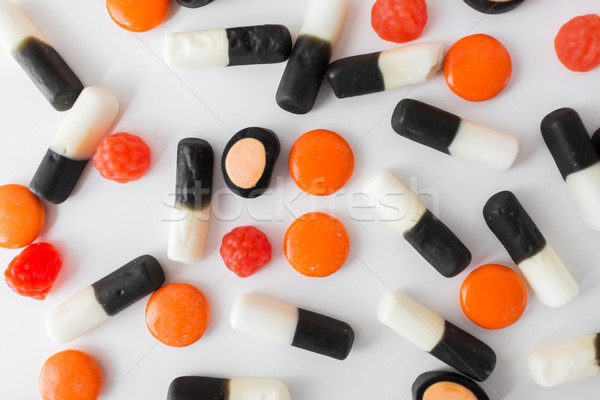 gummy licorice and jelly candies Stock photo © dolgachov