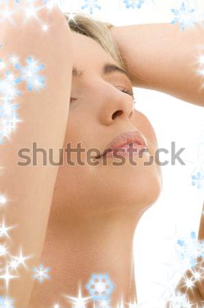 Arzu resim sağlıklı çıplak beyaz Stok fotoğraf © dolgachov