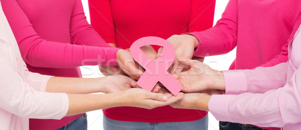 Mujeres cáncer conciencia salud Foto stock © dolgachov